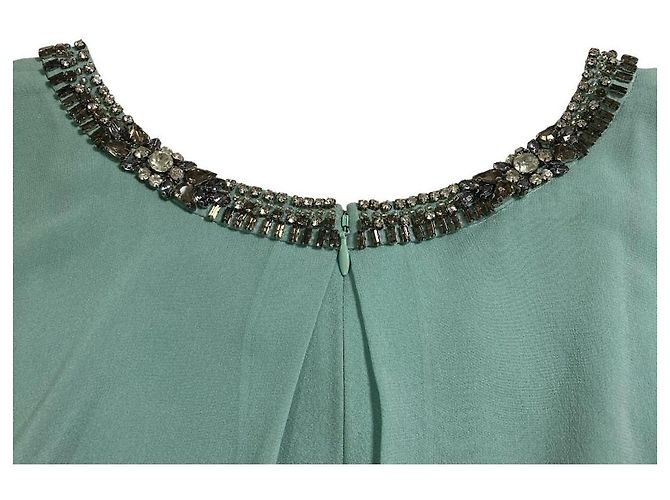 Autre Marque Vestido de seda Grace Class Azul - vista 7