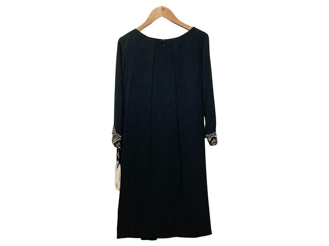 Autre Marque Grace Class Tuck Drape Dress Kleid Schwarz - Ansicht 2