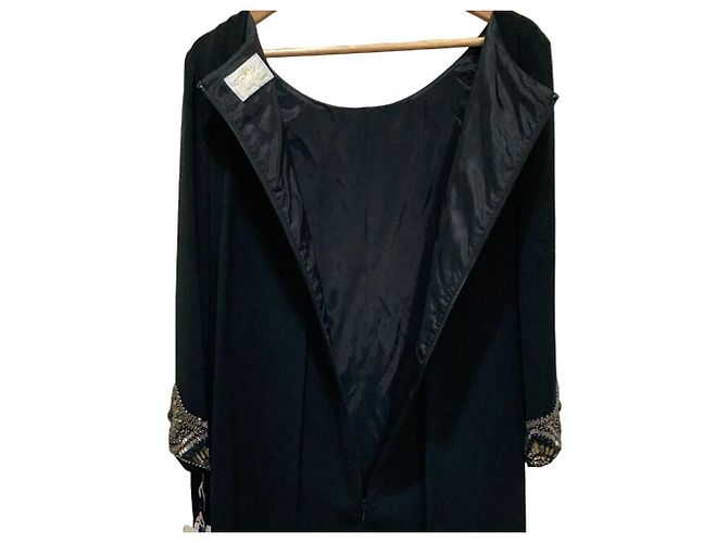 Autre Marque Grace Class Tuck Drape Dress Kleid Schwarz - Ansicht 6