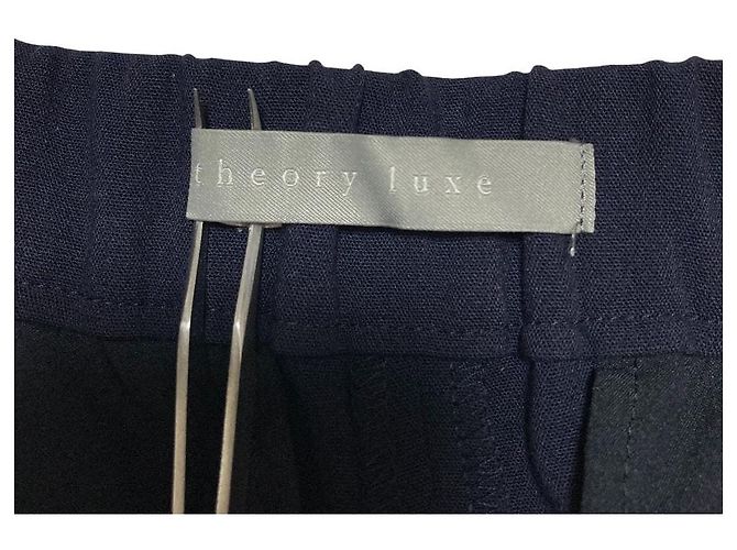 Theory luxe Pantaloni COSIMO CAROL 2 Blu Blu navy - vista 5