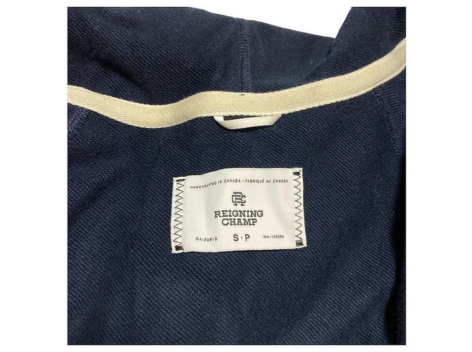 Autre Marque Reigning Champ Hoodie Cotton Sweatshirt Blau - Ansicht 7