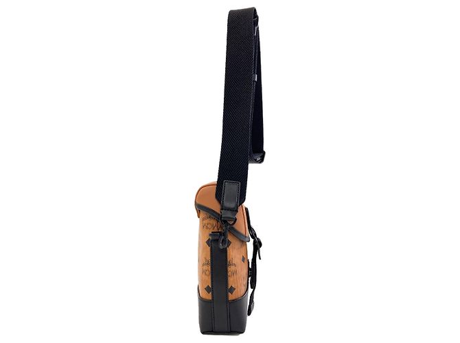 Bolsa de mão MCM Castanho Plástico Marrom - vista 3