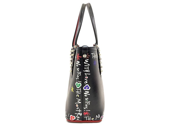 mala Christian Louboutin Cabata com tachas Preto - vista 3