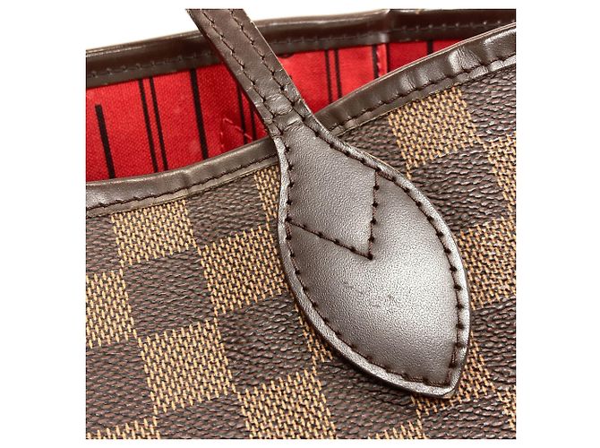 Borsa a mano Louis Vuitton N51109 Neverfull PM Damier ebene - vista 11