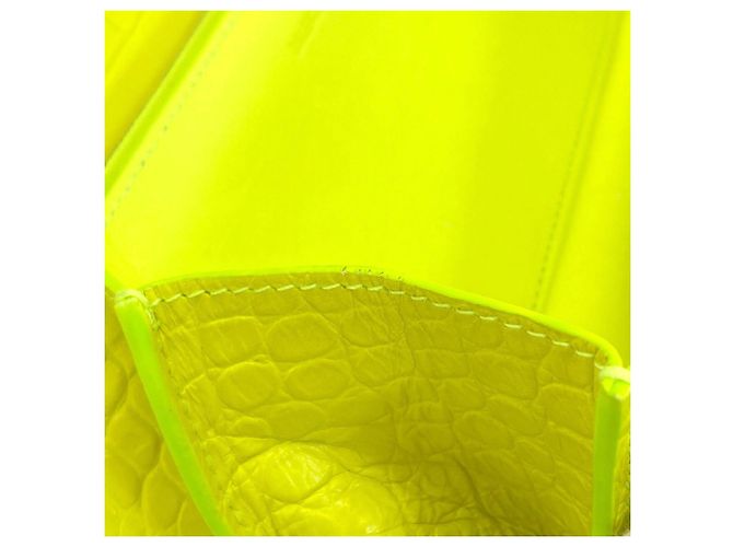 Borsa a tracolla Gossip Balenciaga in pelle gialla Giallo - vista 10