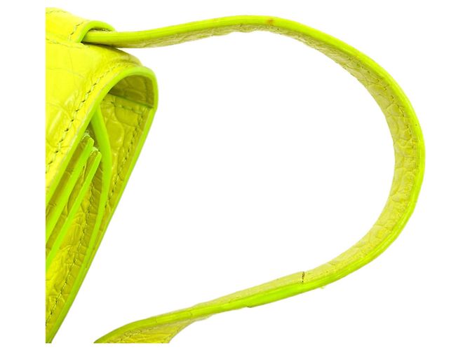 Borsa a tracolla Gossip Balenciaga in pelle gialla Giallo - vista 15