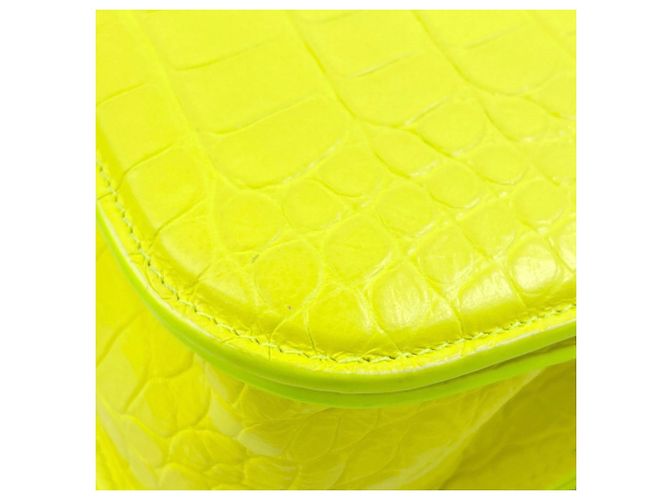 Borsa a tracolla Gossip Balenciaga in pelle gialla Giallo - vista 16