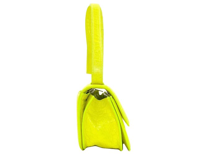 Borsa a tracolla Gossip Balenciaga in pelle gialla Giallo - vista 3