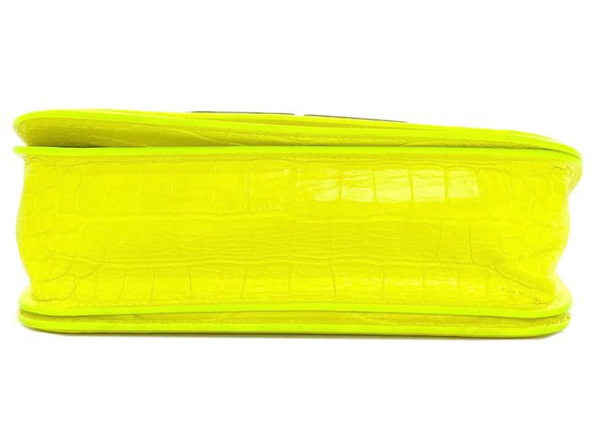 Borsa a tracolla Gossip Balenciaga in pelle gialla Giallo - vista 4