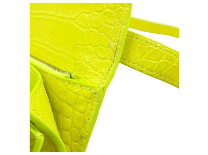 Borsa a tracolla Gossip Balenciaga in pelle gialla Giallo - vista 9