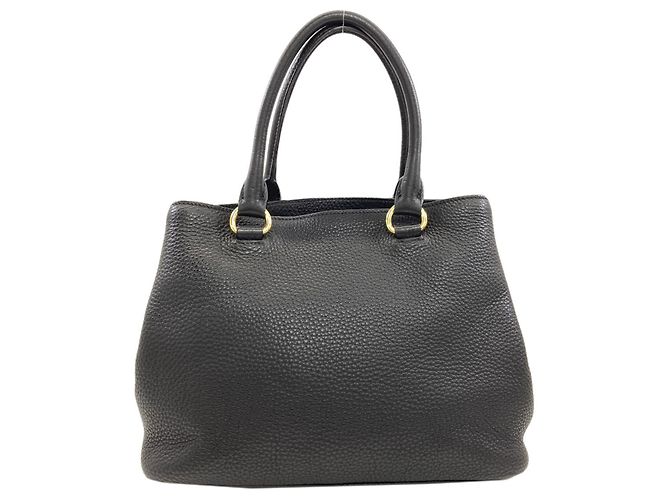 Sac Tote 2-Way en cuir Prada Noir - vue 2