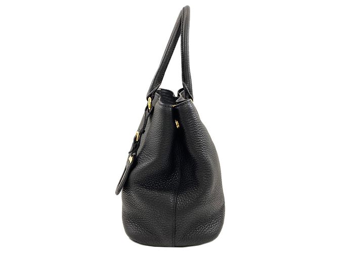 Sac Tote 2-Way en cuir Prada Noir - vue 3