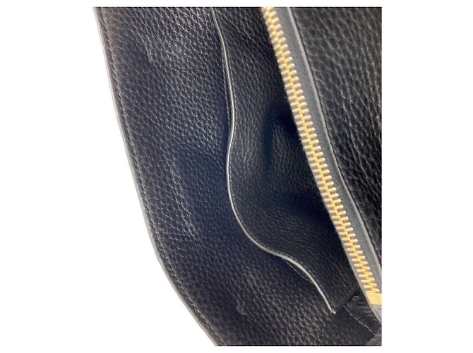 Sac Tote 2-Way en cuir Prada Noir - vue 8