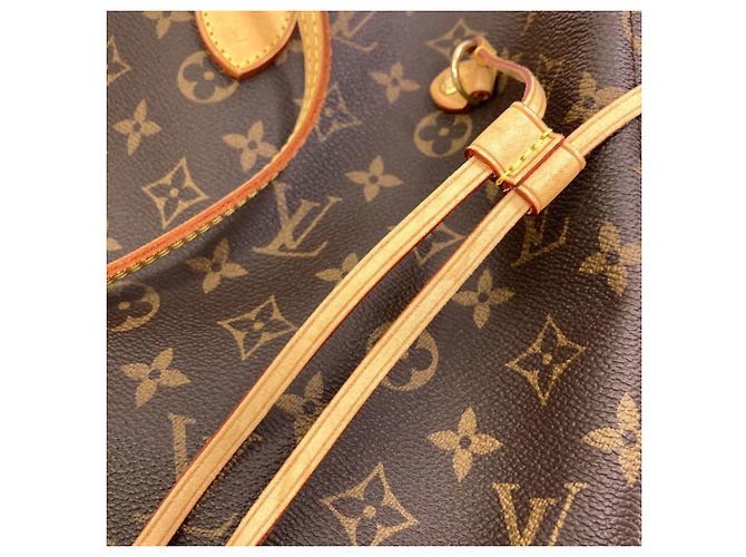 Saco Tote Louis Vuitton Monogram Canvas Neverfull MM Monograma - vista 11