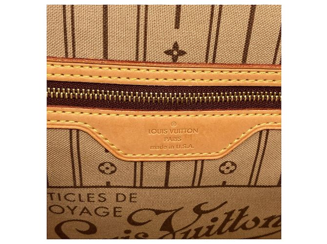 Saco Tote Louis Vuitton Monogram Canvas Neverfull MM Monograma - vista 6