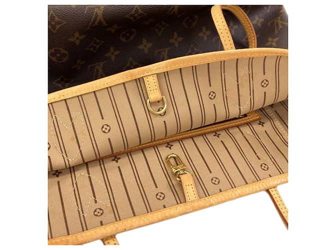 Saco Tote Louis Vuitton Monogram Canvas Neverfull MM Monograma - vista 9