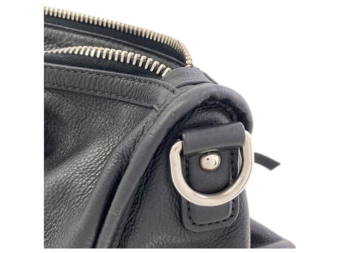 Prada 2-Way Tote Bag aus schwarzem Leder - Ansicht 10