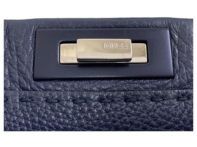 Bolsa Fendi Peekaboo 2-Way Azul marinho - vista 12