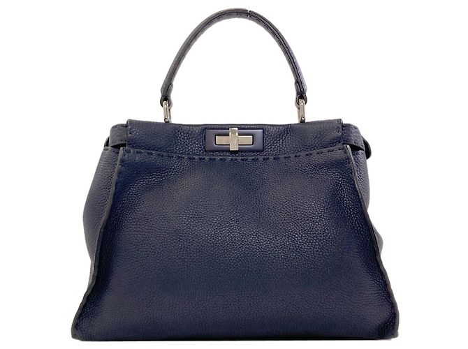 Bolsa Fendi Peekaboo 2-Way Azul marinho - vista 2