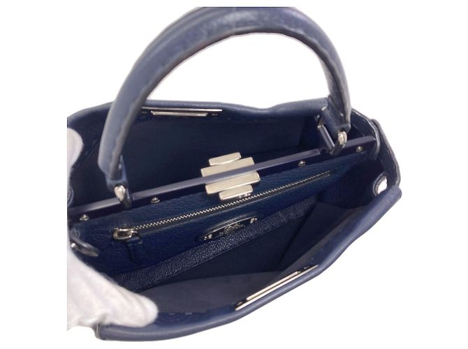 Bolsa Fendi Peekaboo 2-Way Azul marinho - vista 5