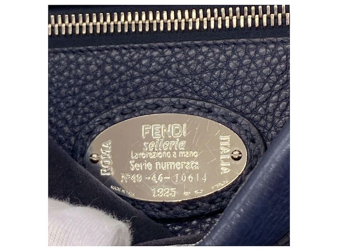 Bolsa Fendi Peekaboo 2-Way Azul marinho - vista 6