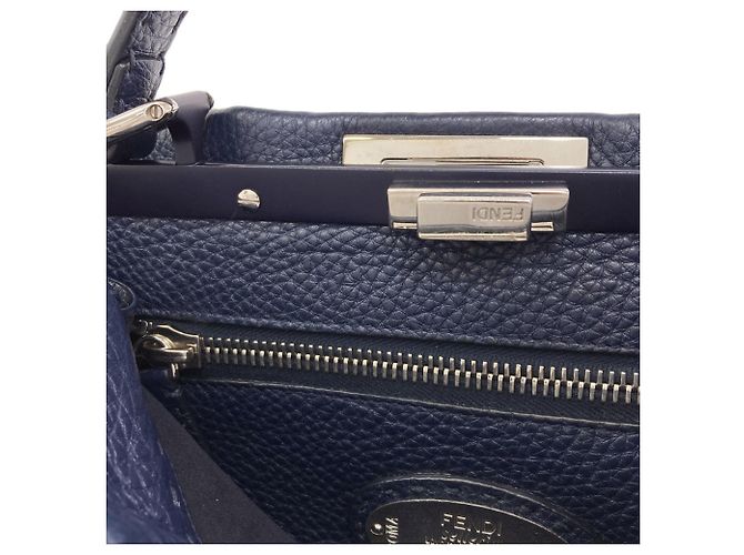 Bolsa Fendi Peekaboo 2-Way Azul marinho - vista 8