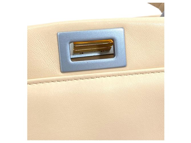 Fendi Peekaboo 2-Way Handtasche Weiß - Ansicht 10