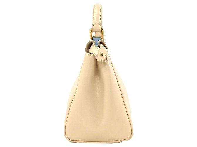 Fendi Peekaboo 2-Way Handtasche Weiß - Ansicht 3
