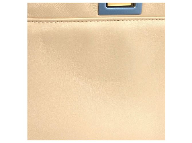 Fendi Peekaboo 2-Way Handtasche Weiß - Ansicht 9