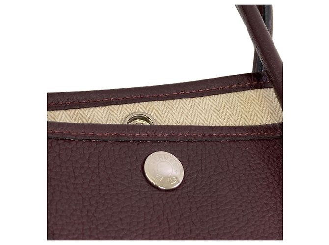 Hermès Bolso Tote Hermes Garden Party TPM Castaño - vista 11