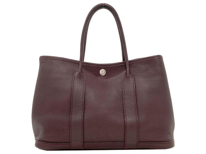Hermès Bolso Tote Hermes Garden Party TPM Castaño - vista 2