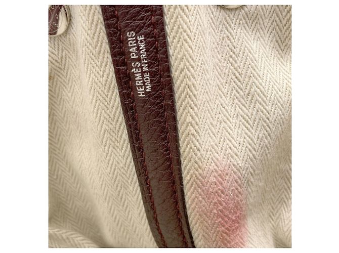 Hermès Bolso Tote Hermes Garden Party TPM Castaño - vista 6