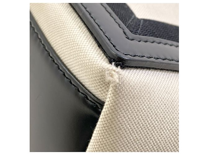 Borsa Cabas Balenciaga Navy Bianco - vista 17