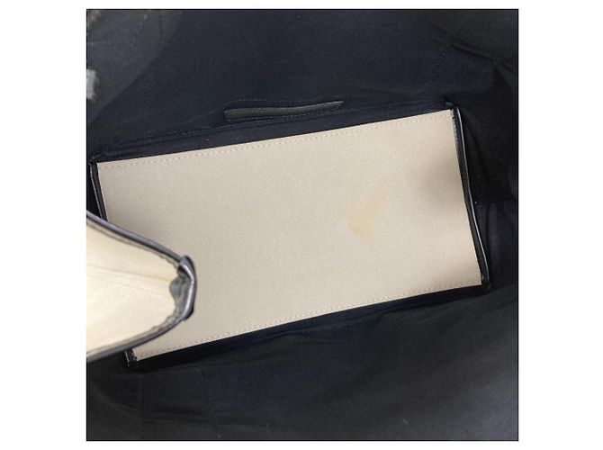 Borsa Cabas Balenciaga Navy Bianco - vista 5