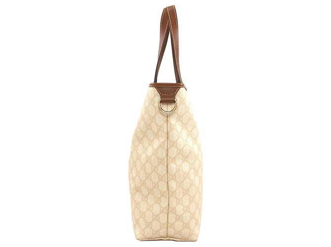Gucci 189896 GG Plus Tote Bag Braun Roh - Ansicht 3