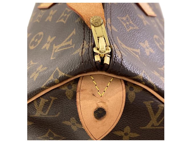 Borsa Boston Louis Vuitton Speedy 40 Monogramma - vista 9