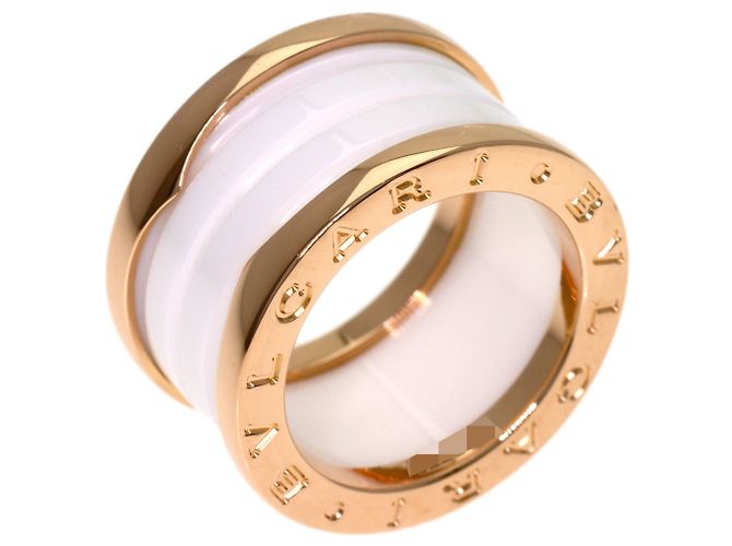 Bulgari Anello Bvlgari B-zero1 a 4 bande in oro rosa - vista 2