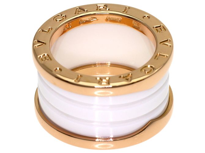 Bulgari Anello Bvlgari B-zero1 a 4 bande in oro rosa - vista 4