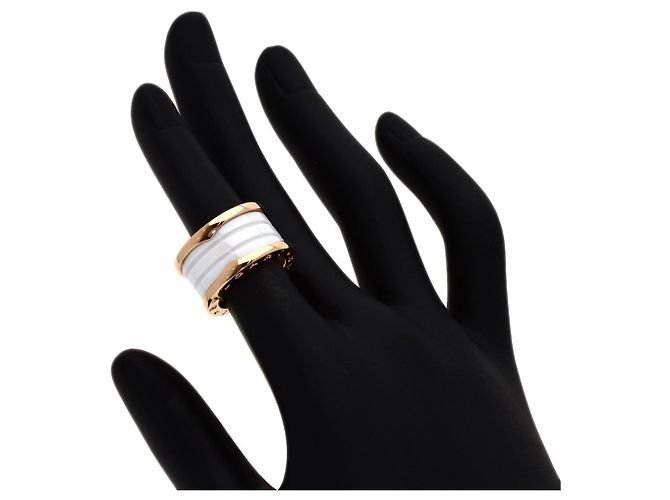 Bulgari Anello Bvlgari B-zero1 a 4 bande in oro rosa - vista 6