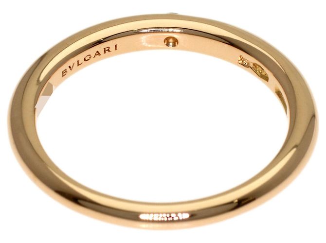 Bulgari Anello a fascia Bvlgari in oro rosa 18K - vista 4