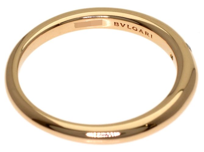 Bulgari Anello a fascia Bvlgari in oro rosa 18K - vista 5