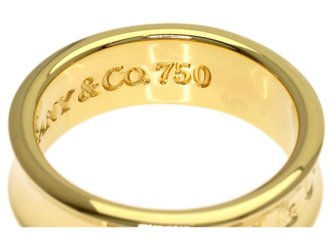 Autre Marque Tiffany & Co. 1837 Ringband aus 18K Gelbgold - Ansicht 5