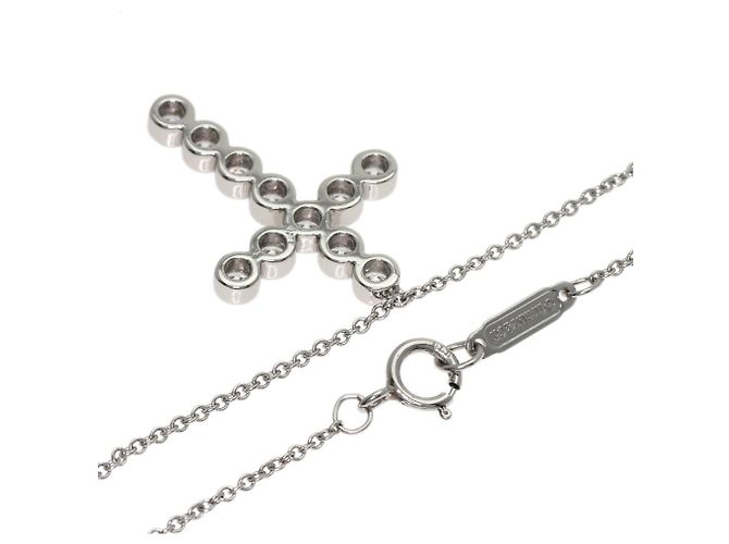 Autre Marque Tiffany & Co. Jazz Cross Diamond Halskette - Ansicht 2