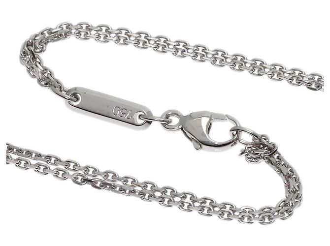 Collar Chopard Happy Spirit en Oro Blanco de 18K con Diamantes - vista 3