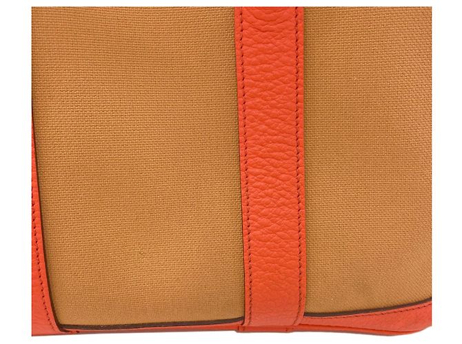 Hermès Hermes Garden Party TPM Tote Bag Orange - vista 10