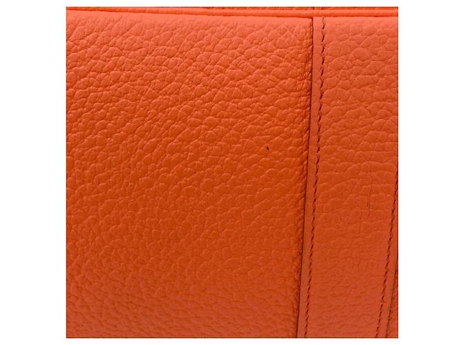 Hermès Hermes Garden Party TPM Tote Bag Orange - vista 11
