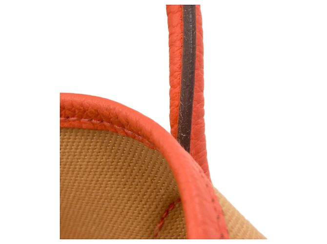Hermès Hermes Garden Party TPM Tote Bag Orange - vista 13