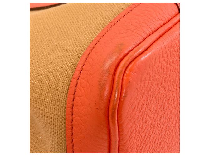 Hermès Hermes Garden Party TPM Tote Bag Orange - vista 16