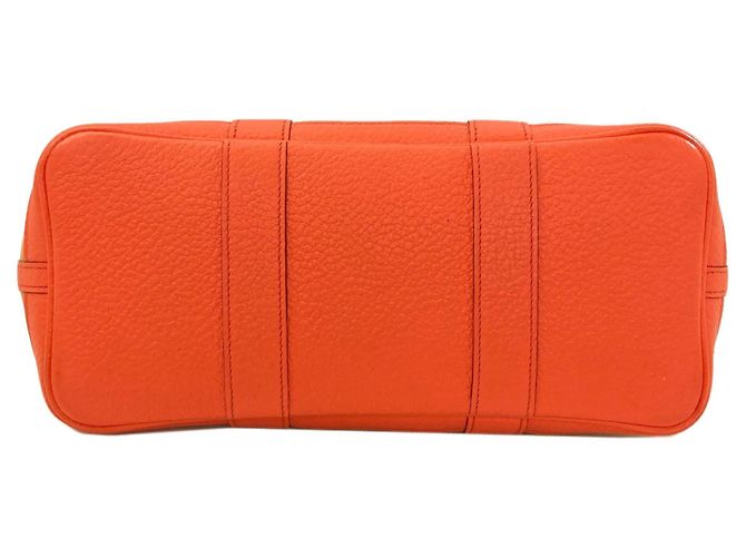 Hermès Hermes Garden Party TPM Tote Bag Orange - vista 4