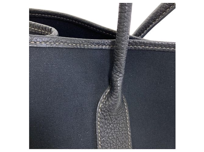 Hermès Bolso Tote Hermes Garden Party PM Negro - vista 11